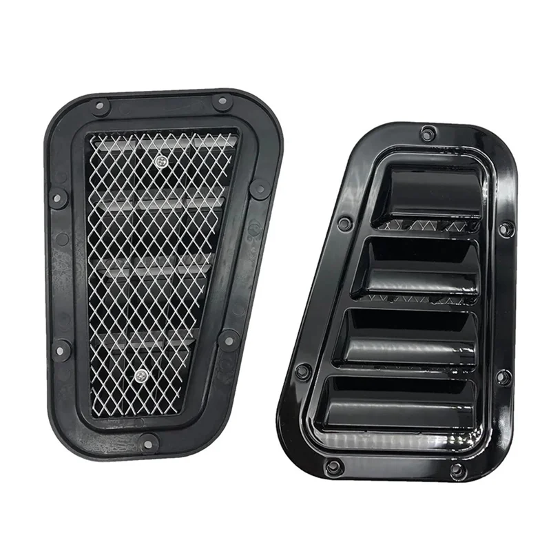 

1 Pair Front Hood Side Trim Cover Hood Vent Intake Vent Snow Cover For Land Rover Defender 2003-2019 New High Quality