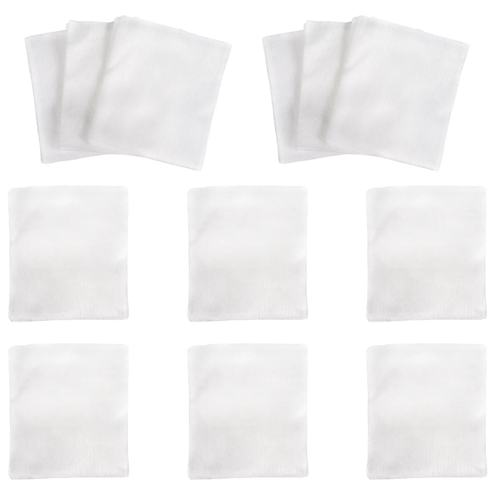 200 Pcs Single Layer Thin Section 25 Pieces Cotton Pads Makeup Remover Facial Cleansing