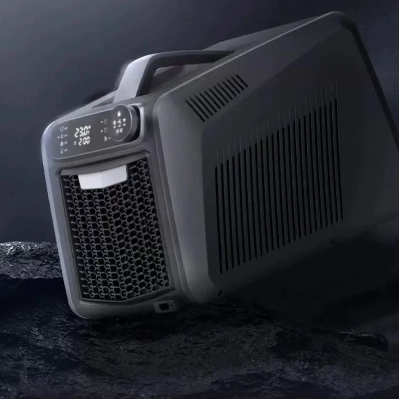 Portable Outdoor Air Conditioner with Carry Handle Digital Display Camping Cooling Unit Tent Vehicle Local Cooling Equipment