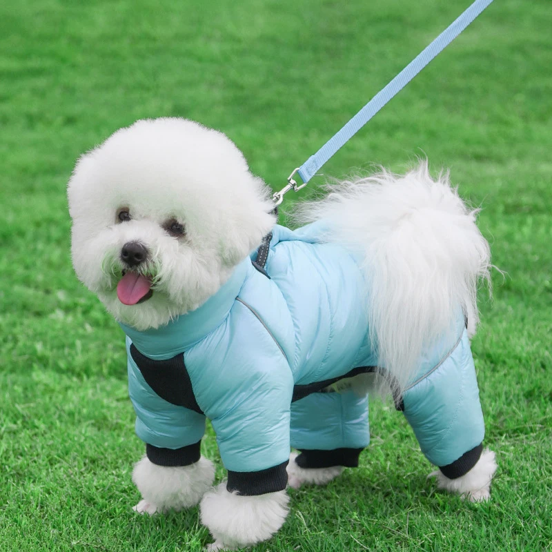 Warm Dog Clothes Jumpsuit Winter Pet Down Jacket Chihuahua Jacket Yorkie Costumes Puppy Coat For Small Medium Dogs Poodle Outfit