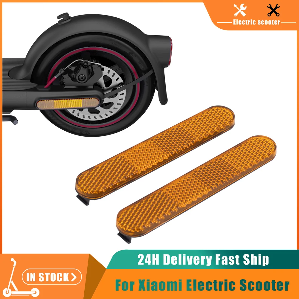 Rear Wheel Cover Hub Cap Protective Shells For Xiaomi Mi4 PRO Electric Scooter Rear Safety Reflective Tube Night Reflector