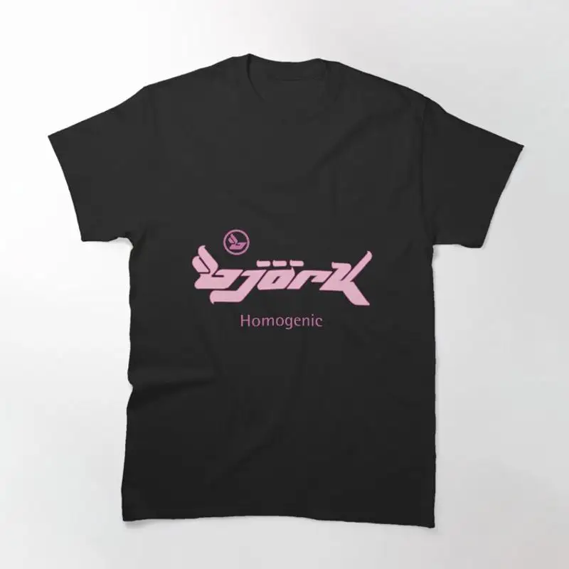 Bjork Homogenic Logo Pink Classic T-Shirt