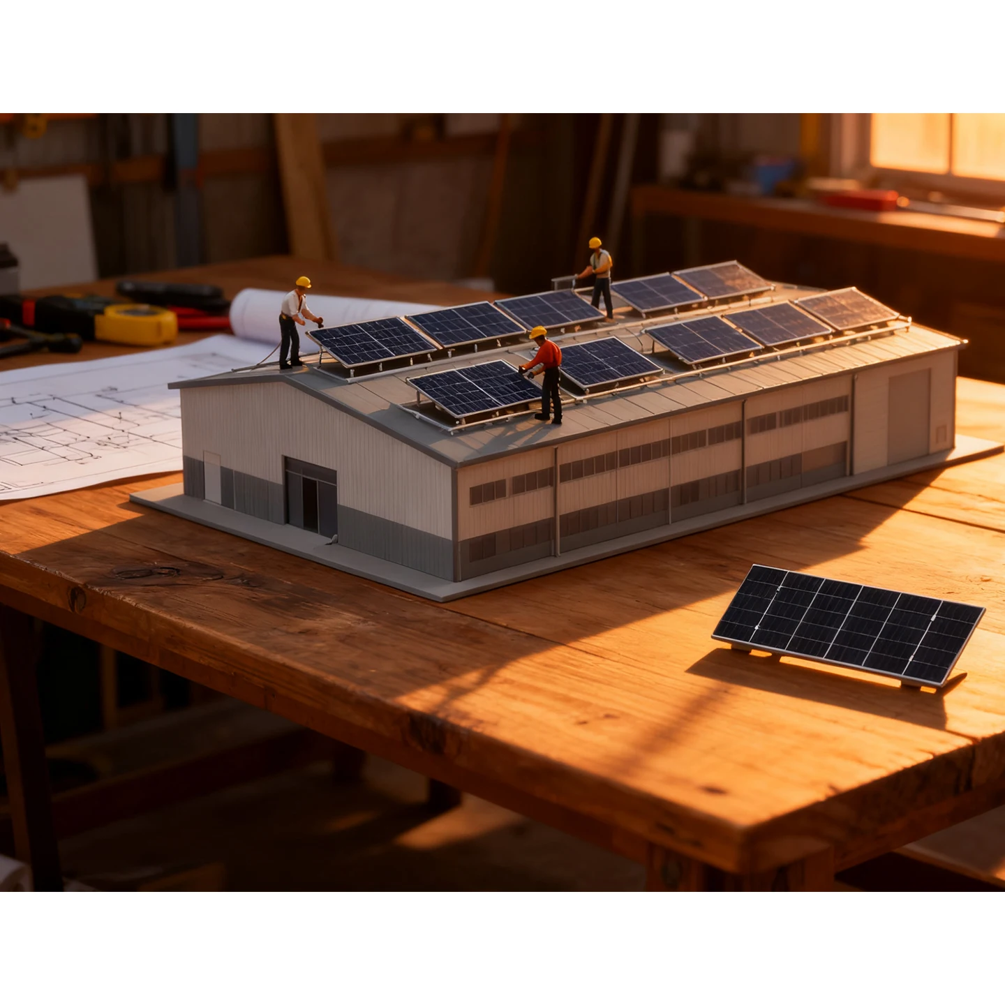 1PCS Miniature Simulaton Solar Photovoltaic Panel Model Toys For DIY Building House Roof Layout Decor Cannot Generate Electric