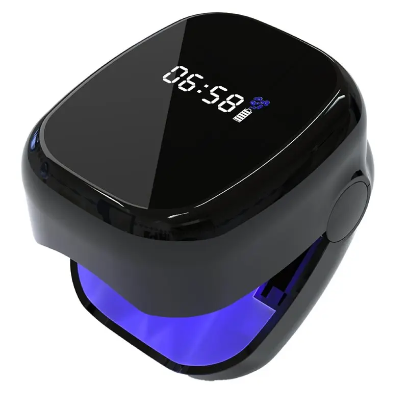 

ABVJ-1Pc Portable LCD Nail Polish Assisted UV Nail Phototherapy Lamp, Cleaning Lamp, Fungal Lamp, For Toe Nail Care Treatment