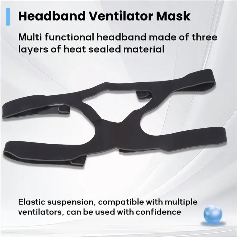 A33Z-Universal CPAP Headgear Replacement Headband Straps Compatible With Most Nasal, Sleep For Respironics Ventilator