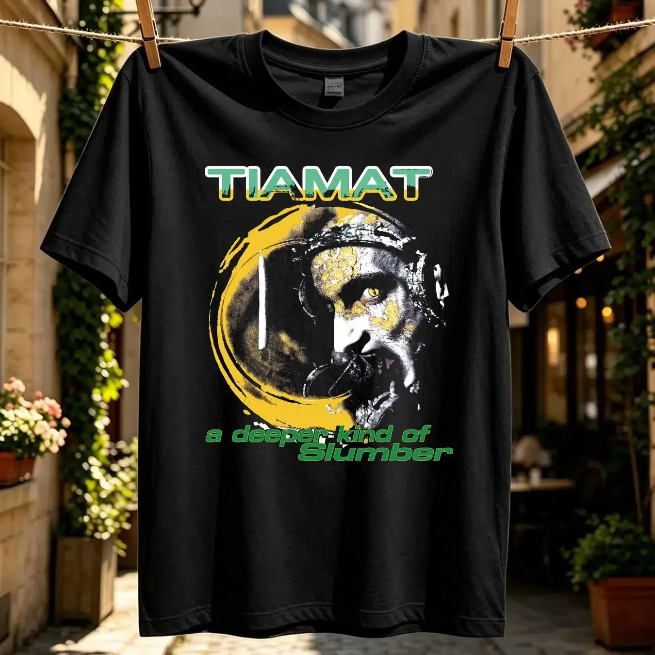 washed T Shirt New TIAMAT 1997 A Deeper Kind of Slumber Cotton S 5XL 1LU764 long or short sleeves vintage Washed Stylish