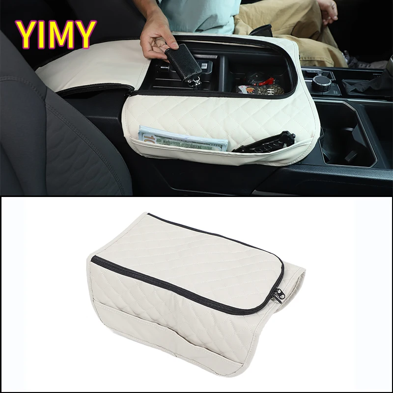 

Central Control Armrest Box Protective Cover Expansion,Cards, Mobile Phone Storage Bag Suitable for Toyota Tundra/Sequoia 2022+