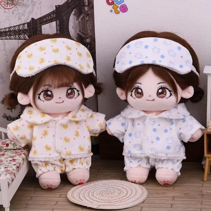 20cm Doll's  Accessories Dress-up Toys Dress Pajamas Cute Fresh Princess Nightdress Skirt Cotton Doll Change Suit Kids Gift Toys