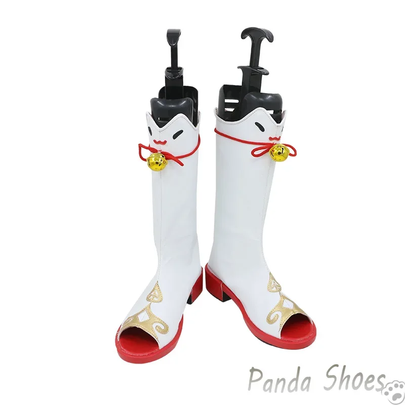 Naraka bladepoint kurumi cosplay sapatos anime jogo cos tamancos longos botas kurumi cosplay traje prop sapatos para festa de halloween