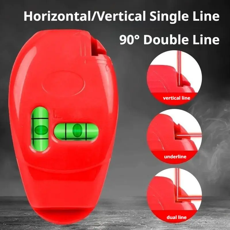 90 Degree Laser Level Electronic Infrared Line Level High Precision Long Distance Wall Level Tool Battery Powered Portable