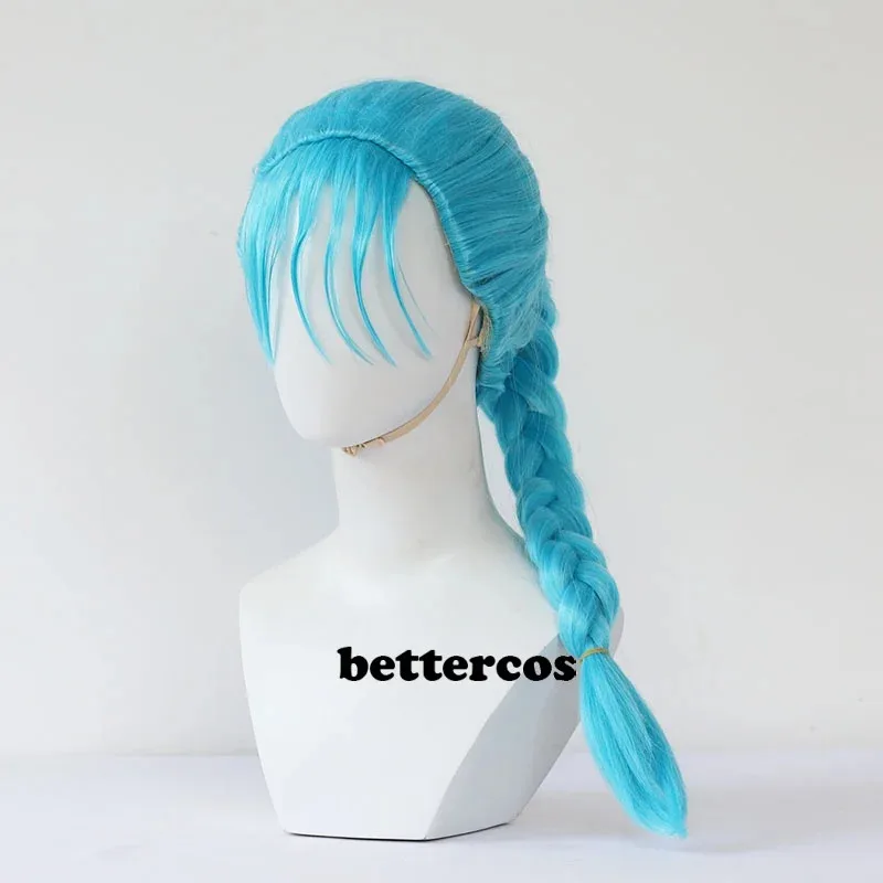 2025 22 bulma cosplay buruma peruca azul trançado tigre clipe rabo de cavalo tranças resistente ao calor cabelo sintético papel de halloween pla