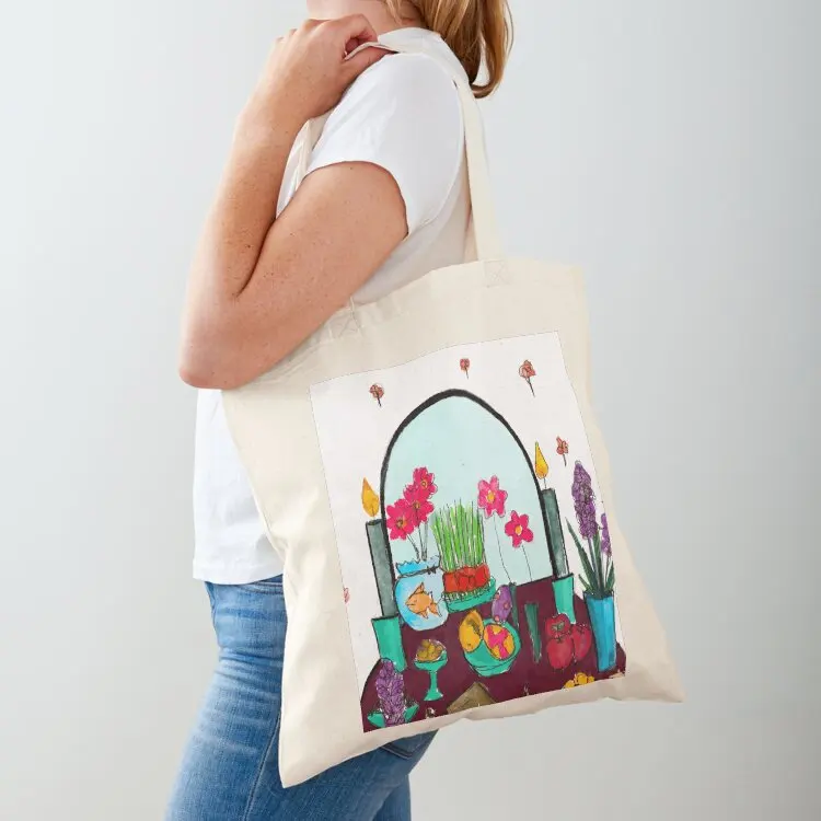 

Norooz haftsin Tote Bag tote bag men tote bag women Reusable bags shopper women canvas