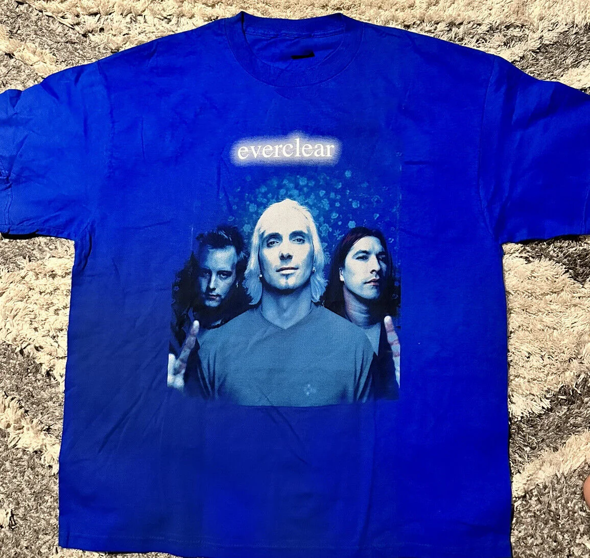 Everclear Band Blue T-Shirt Cotton Unisex S-234XL For Men Women ZH246