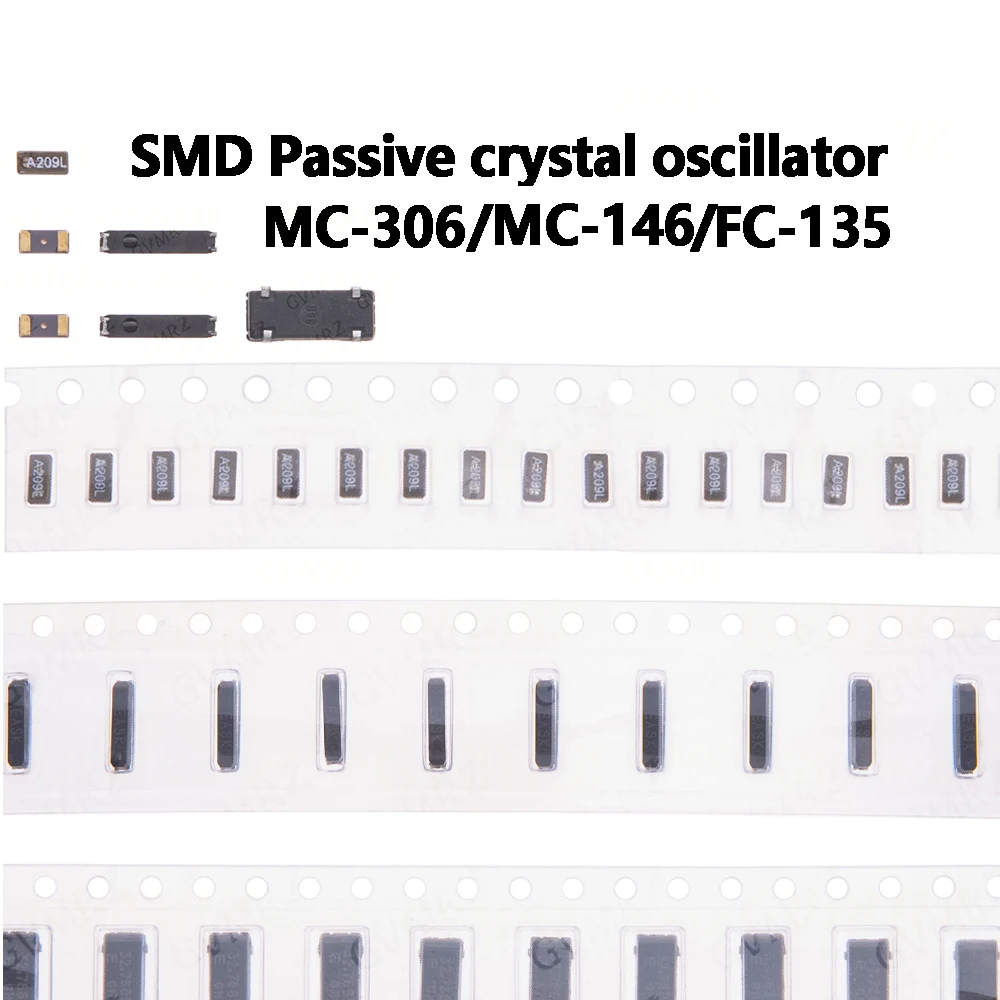 10PCS 3215 2Presonator SMD Passive crystal oscillator MC-146 32.768KHz 12.5PF 7.0*1.5mm MC-306 32.768K 3.8*8.25 FC-135 