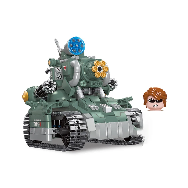 JIESTAR MOC Building Blocks Puzzle Assembly Tank Vehicle Model Assembly Collection Toys Brick for Children Birthday Gifts 37002