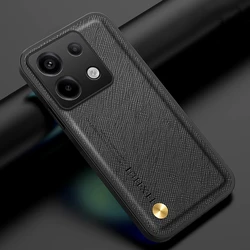 Case For Redmi Note 13 Pro 4G POCO M6 X6 Pro 5G Luxury Leather Stripe Magnetic Back Cover For Redme Note 13Pro Plus Bumper Funda