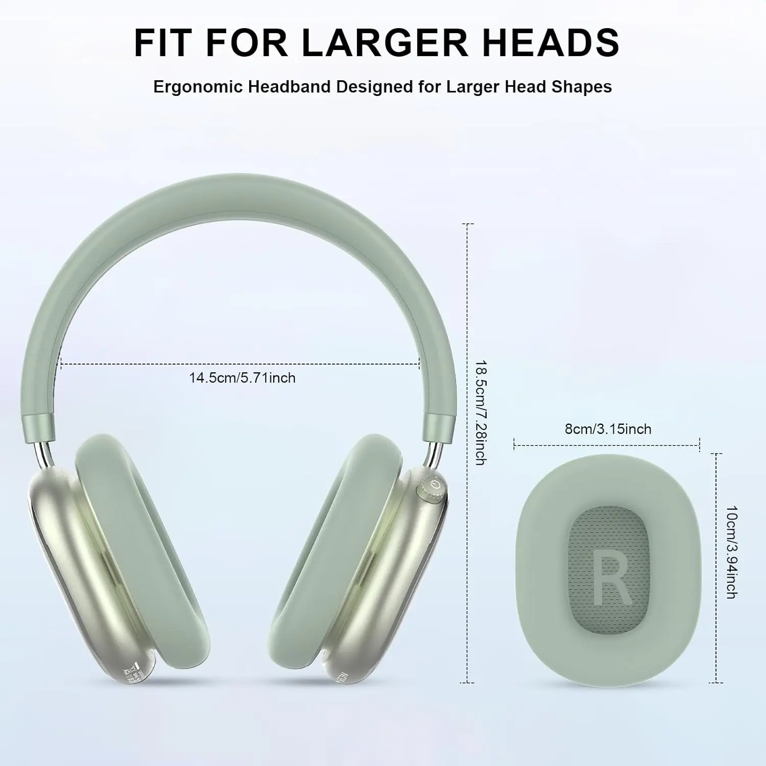 Hybride Kopfhörer mit aktiver Geräuschunterdrückung und Knopfsteuerung, 65 Stunden Spielzeit, Over-Ear-Kopfhörer, kabelloses Bluetooth 6.0, hochauflösendes Audio – Detail 30