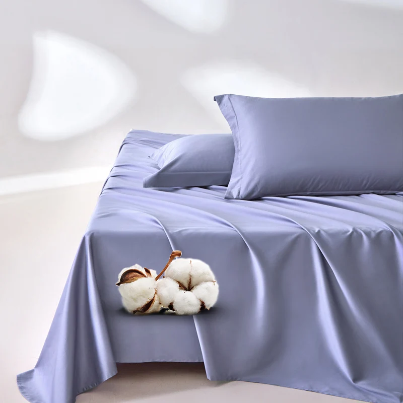 

800 Thread Count 100% Egyptian Cotton Flat Sheet Only, Comfortable Breathable Top Sheet Luxury Hotel Quality Bedding Bed Linen
