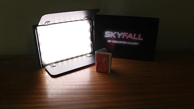 SKY FALL by Sebastien Calbry Gimmicks Card Magic and Trick Decks Close Up Performer Walk Around Magic Magician Fun Magic Tricks