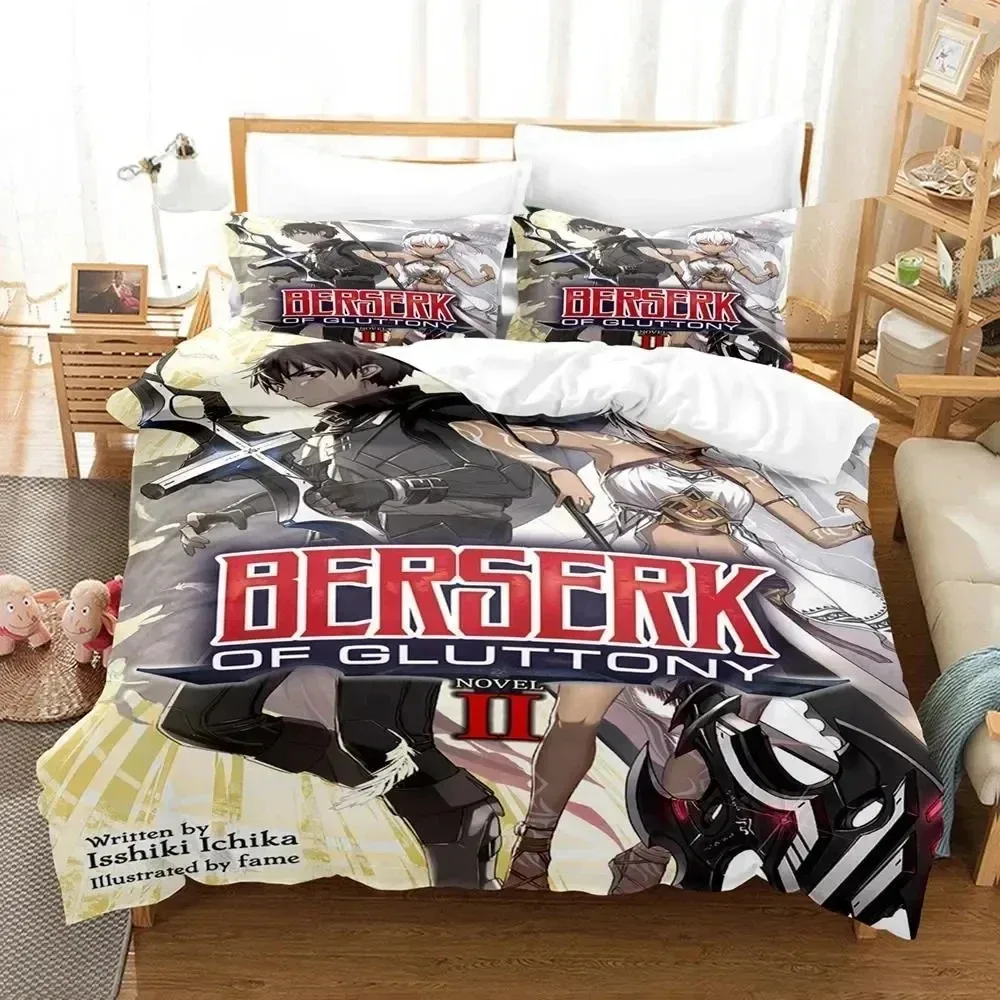 

3D Print Anime Berserk Bedding Set Double Twin King Duvet Cover Comforter Pillowcase Boys Girls Adults Bedroom Duvet Cover Sets