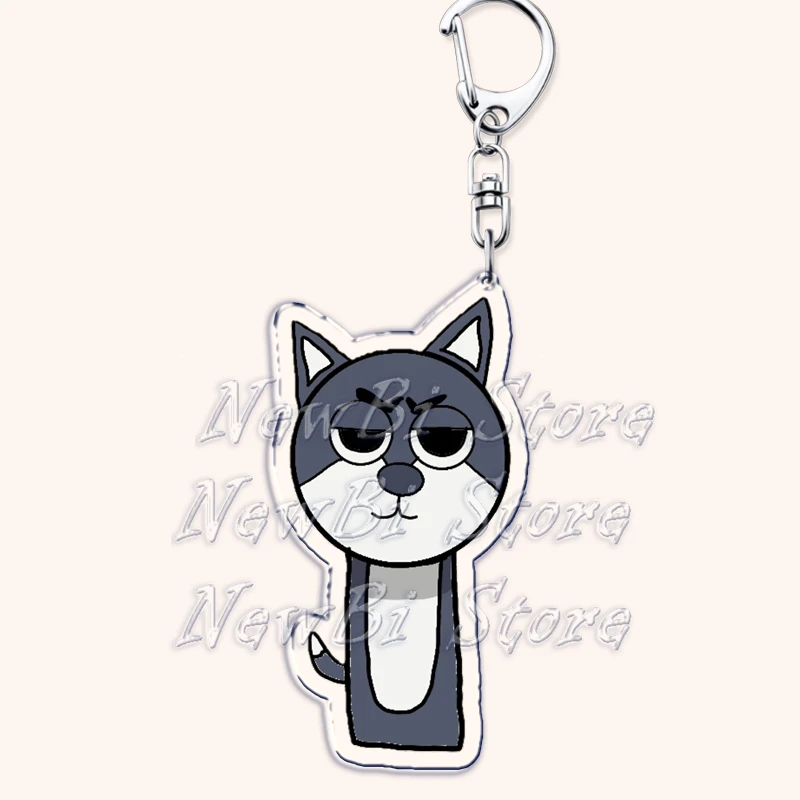 Popular Game Keychains Keyring for Accessories Bag Cute Wenda Simon Happy Gray Key Chain Ring Jewelry Gamer Gaming Fans Gifts