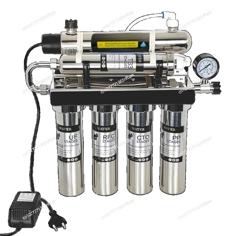 Grade 6 household kitchen activated carbon soft water ultrafiltration UV direct drinking water purifier water filter