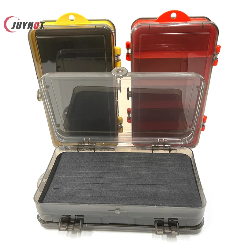 Портативная двухсторонняя разделенная коробка для приманки, кривошипная джиг-головка, набор крючков, рыболовная джиг-головка, приманка, мягкая приманка, рыболовные снасти, аксессуары для хранения Портативная двухсторонняя разделенная коробка для приманки, кривошипная джиг-головка, набор крючков, рыболовная джиг-головка, приманка, мягкая приманка, рыболовные снасти, аксессуары для хранения