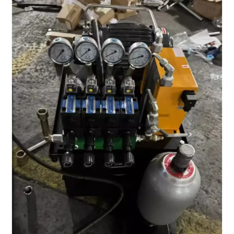 Hydraulic station solenoid valve cylinder oil pump machine tool