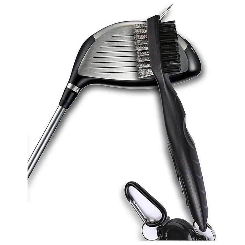 RTENTE-Golf Towel Brush Kit Golf Groove Cleaner Microfiber Golf Towel