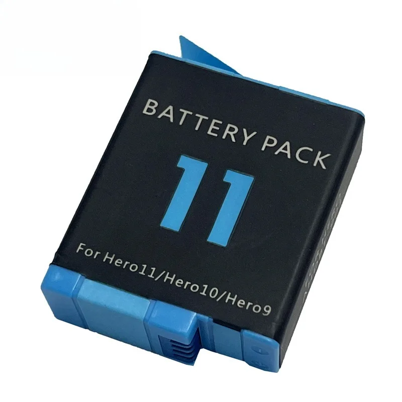 AHDBT-901 1800mAh 배터리 (고프로 히어로11/10/9 호환) 40% 추가 사용시간 USB-C PD 30W 고속 충전 익스트림 스포츠 파워 배터리