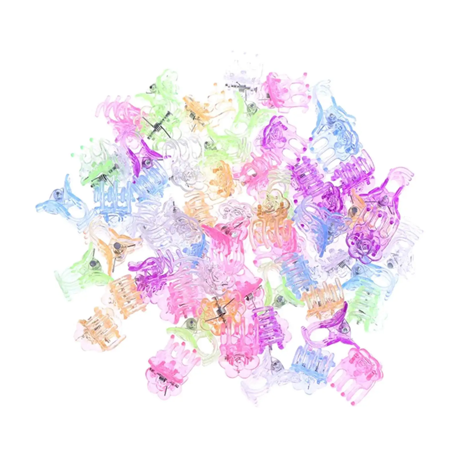 60 個の植物クリップ植物サポートクリップ花つる幹クリップ