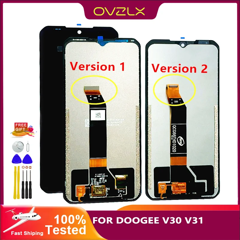 Nuevo para DOOGEE V30 V30T V30 pro pantalla LCD + reemplazo de pantalla táctil V31 GT s110GT VMAX PLUS PRO DF10 PRO S120 pantalla de visualización