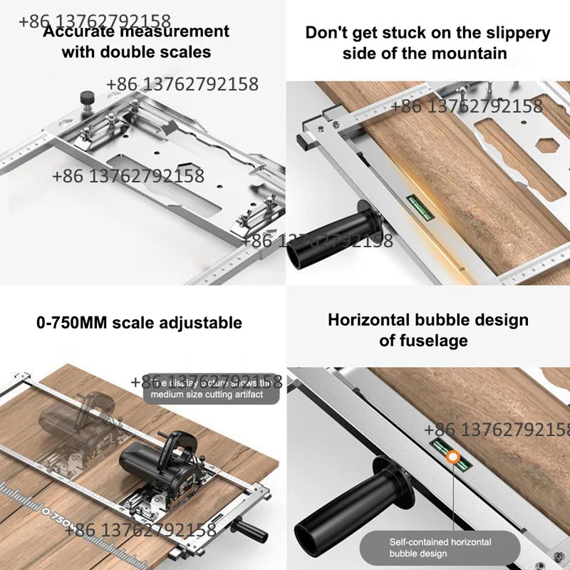 4Inch 7Inch Circular Saw Guide Positioning Plate Portable Cutting Board Accessory Fit Electric Woodworking Hand Saw Machine view 3