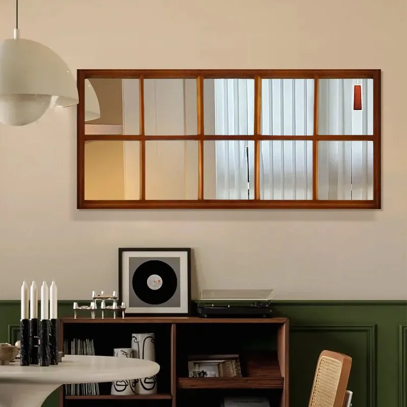 Living Room Decoration Mirror Vintage Modern Korean Style Funky Luxury Mirror Makeup Aesthetic Spiegel Wand Home Decorations