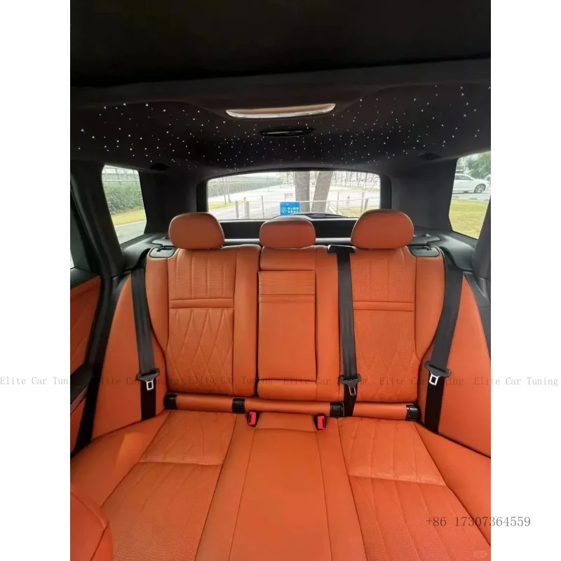 Full Set Accessories Custom Fit for Mercedes Benz 5 Seat Car Seat Covers Genuine Leather Front Rear Seat Cushion