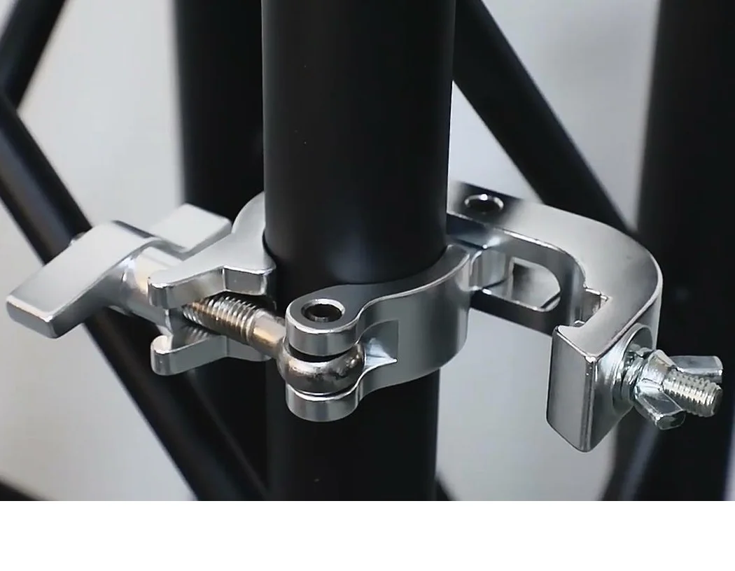 

20 шт. усиленных алюминиевых зажимов-крюков для ферм, соединительных элементов и креплений для сценических конструкций, для труб 48-51 мм, нагрузка до 250 кг