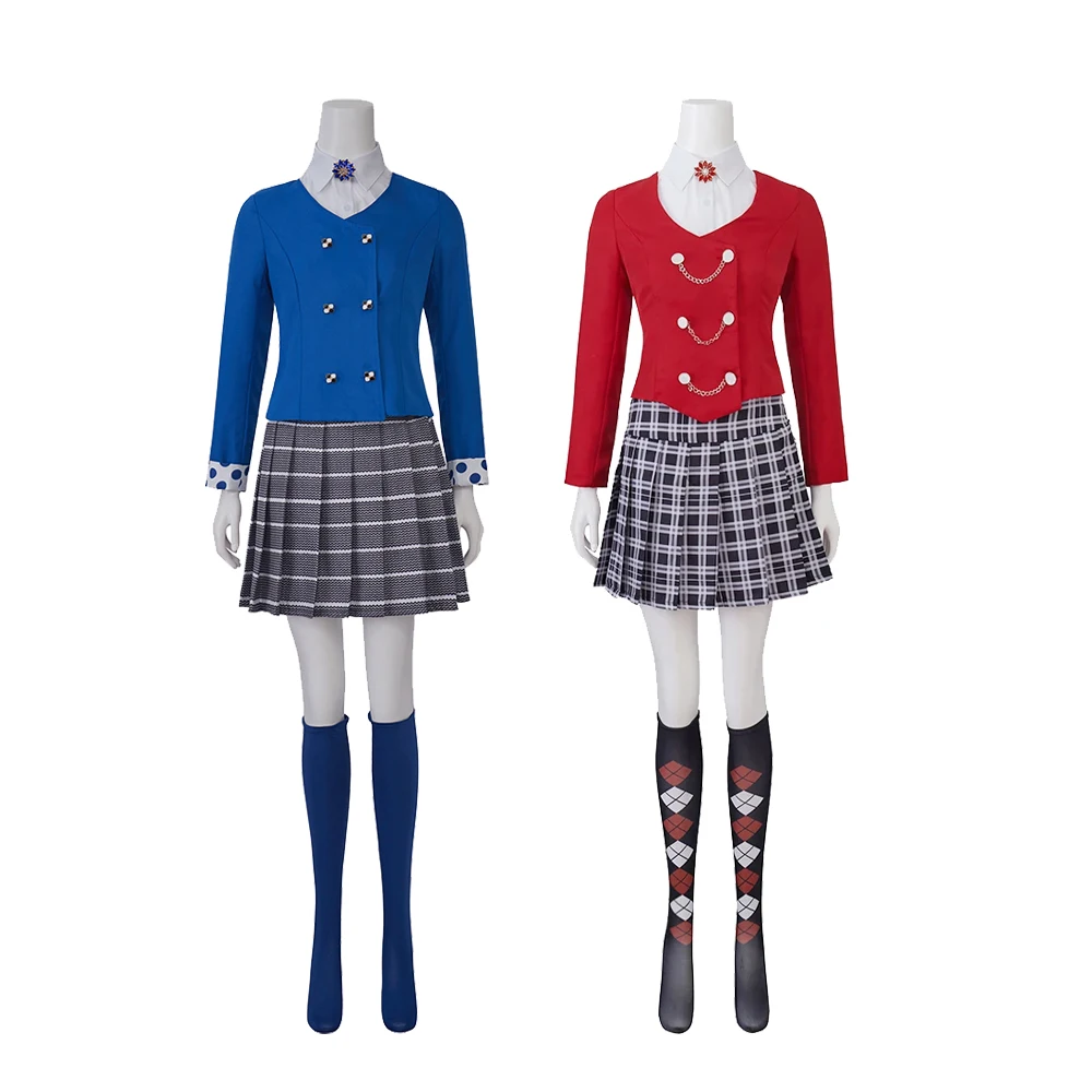 أزياء هيذر تشاندلر التأثيرية لفيلم هيذرز الموسيقية فيرونيكا ساوير زي المدرسة الثانوية JK أزياء الهالوين