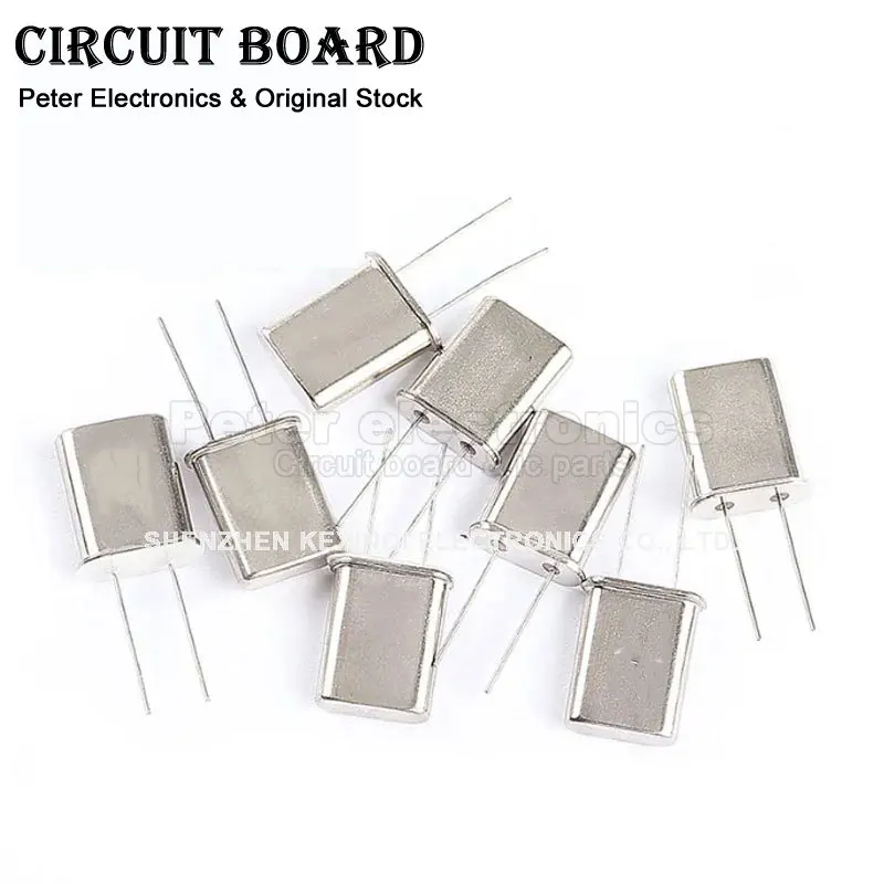 5PCS Crystal Oscillator 2.4576M Dip 2pin 2.4576MHz HC-49U Quartz Crystal Passive Crystal Oscillator