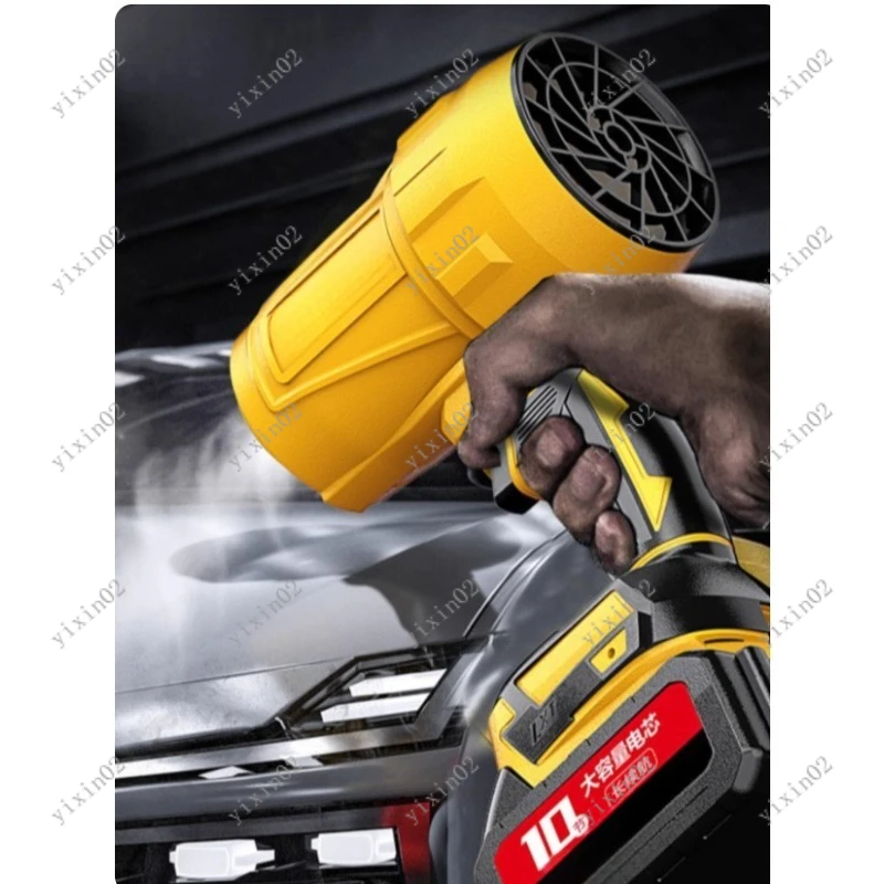 Handheld Turbo Jet Blower - Strong Leaf Snow Blower for Car Drying & Garden Maintenance Tool
