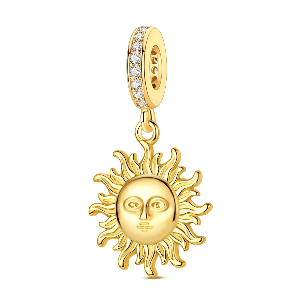 Original 925 Silber Gold Charms Perlen für Armband DIY Elefant Hund Herz Anhänger für Frau Schmuck