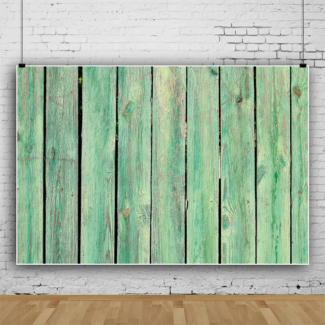 Laeacco-telones de fondo de madera azul para fotografía, tablero de madera sin costuras desgastado Vintage Grunge, retrato de Baby Shower para niños