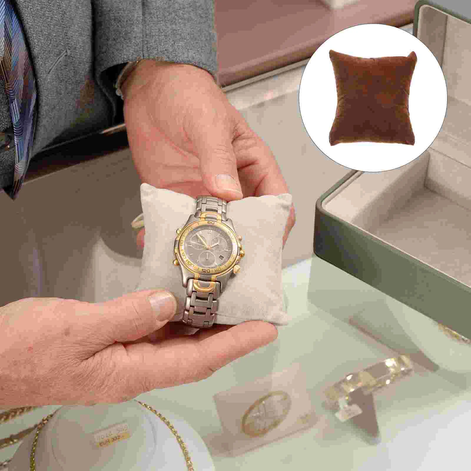 10 Pcs Display Watch Box Small Pillow Boxes Stand Bracelet Miss Rustic Ring Bearer Jewelry