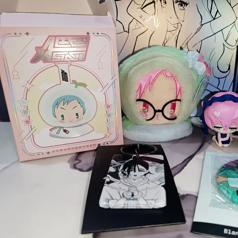 صني دمية سلسلة الغريبة المرحلة أنيمي صندوق أعمى العصرية لطيف المعلقات تحصيل لعب للفتيات هدية الكريسماس