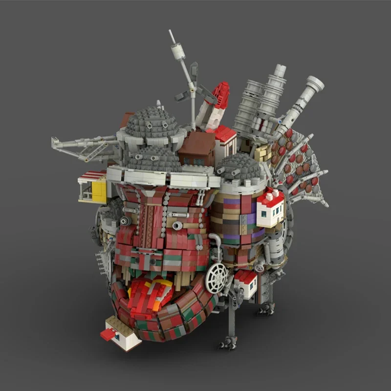 

New5737PCS MOC Famous Animation Movie (Moving Castle ) Spaceship Ultimate Collection Series Christmas Gift