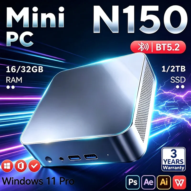 2026-intel-n150-mini-pc-protable-gaming-windows11-pro-16-32gb-ram-wifi6-bt52-4k-1-2tb-ssd-1000mbps-mini-gamer-computer-pc