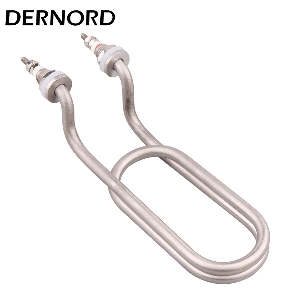 Dernord 120v 950w Autoclave Bend Heating element M12 Thread Heater For Sterilization  Stainless Steel 304 240V 900W