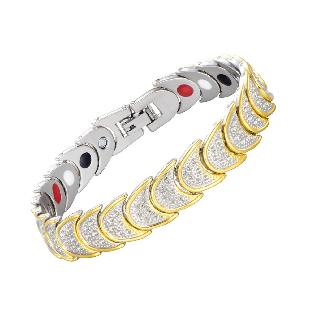 

Magnetic Copper Bracelet Ion Health Bangle Men Women Anti Radiation Pain Relief Fatigue Sleep Aid Blood