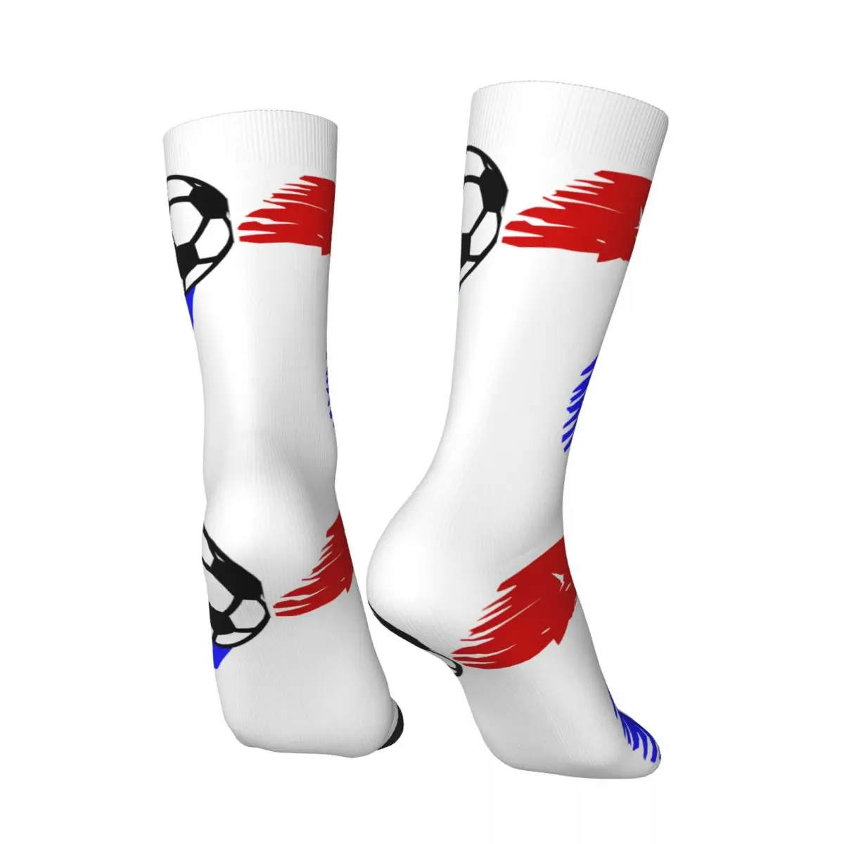 Vintage Football Fans Socks Unisex Netherland Harajuku Pattern Printed Funny Novelty Happy Crew Sock Boys Gif