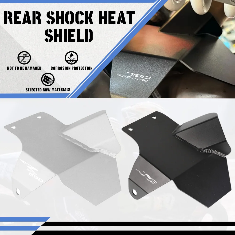 

2025 2026 Motorcycle Parts For 790 Adventure R 790 ADV S/R 790ADV 890ADVENTURE Rear Shock Heat Shield Exhaust Pipe Protection
