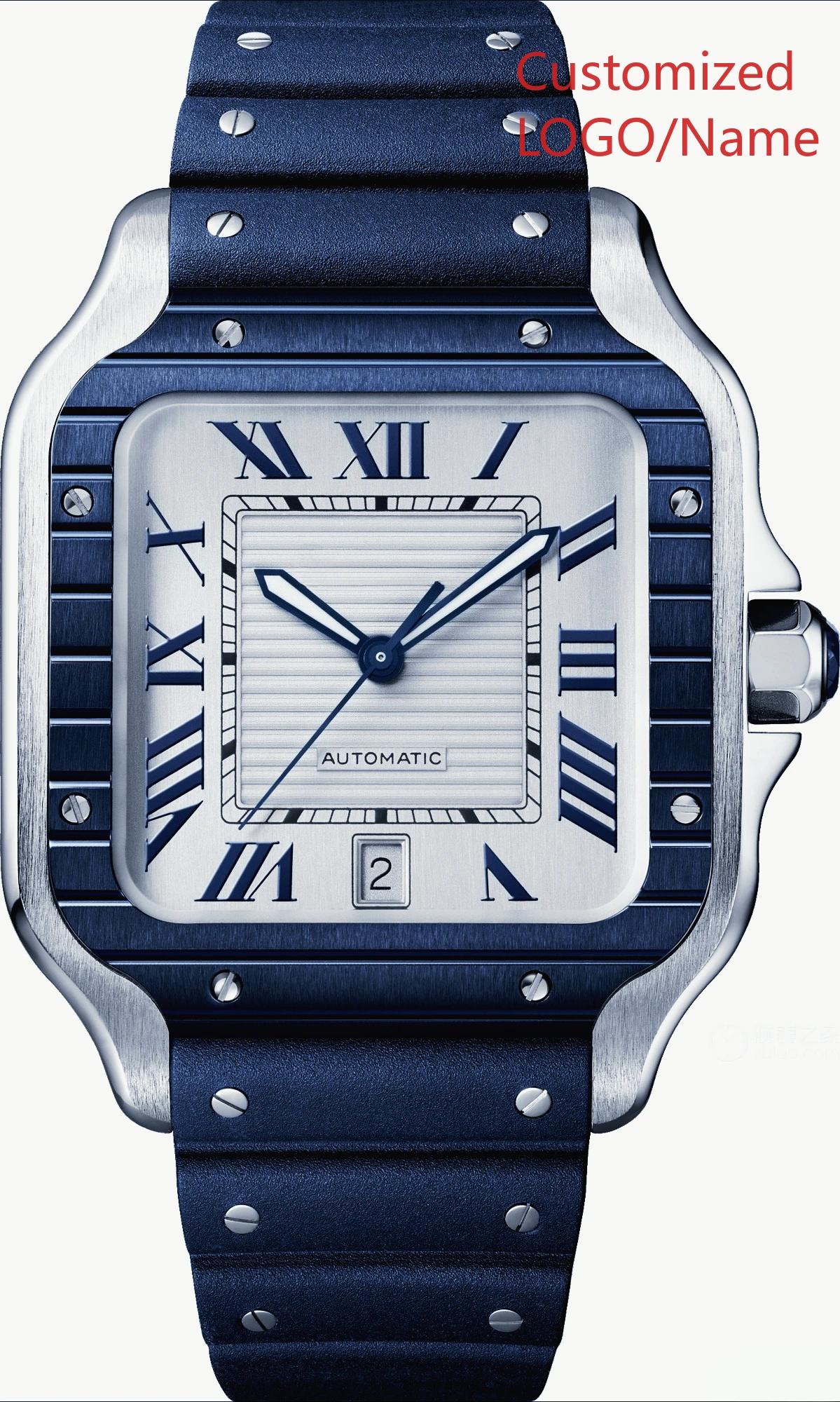 A11 Store Customized Watch  35mm 40mm Men's Women Automatic Mechanical Watch 904L Stainless Steel White Black Square Luminous